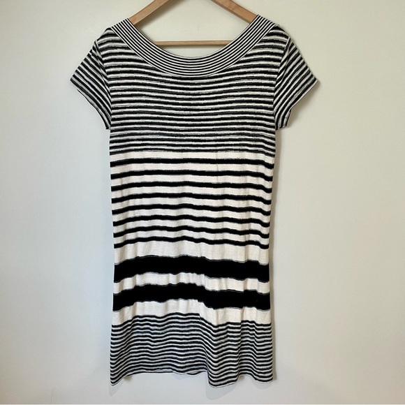 Anthropologie Maeve Haven Striped Coastal Nautical Quiet Luxury Preppy Dress - Picture 9 of 9